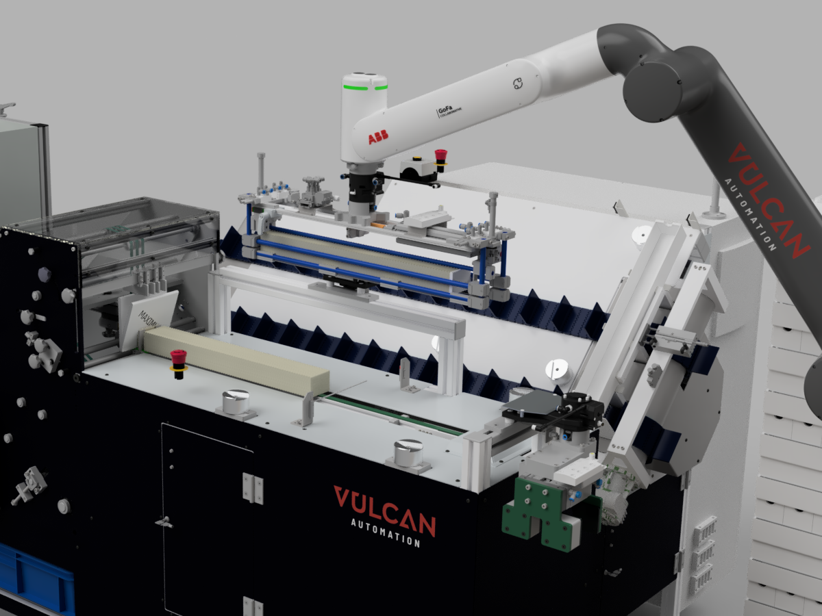 Insert handling robot