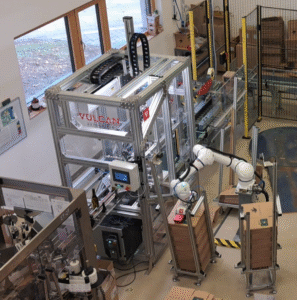 Wine bottle handling robot