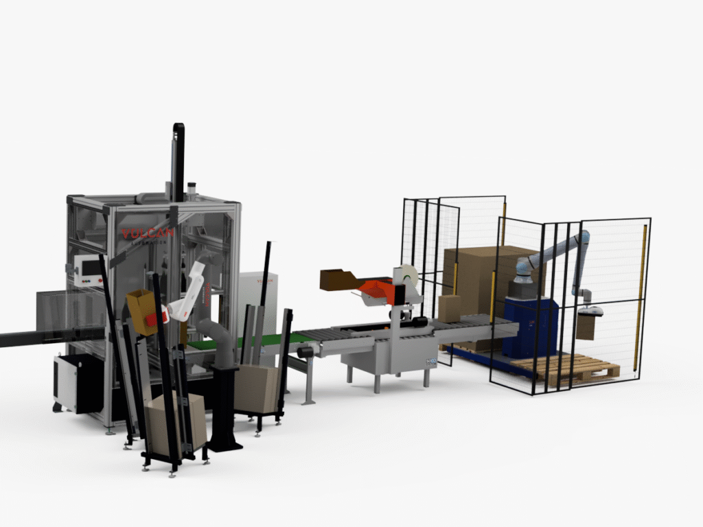 Borosüveg csomagolósor renderelése