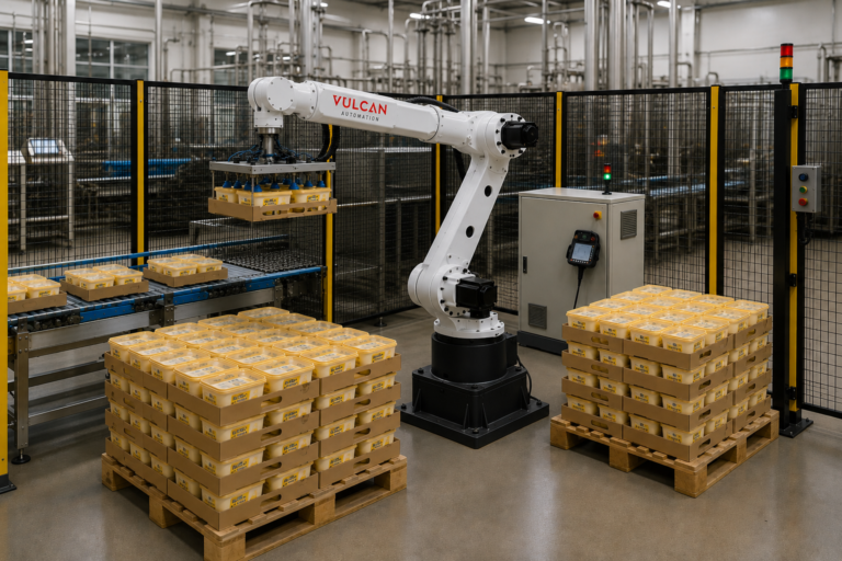 Margarin palletizing